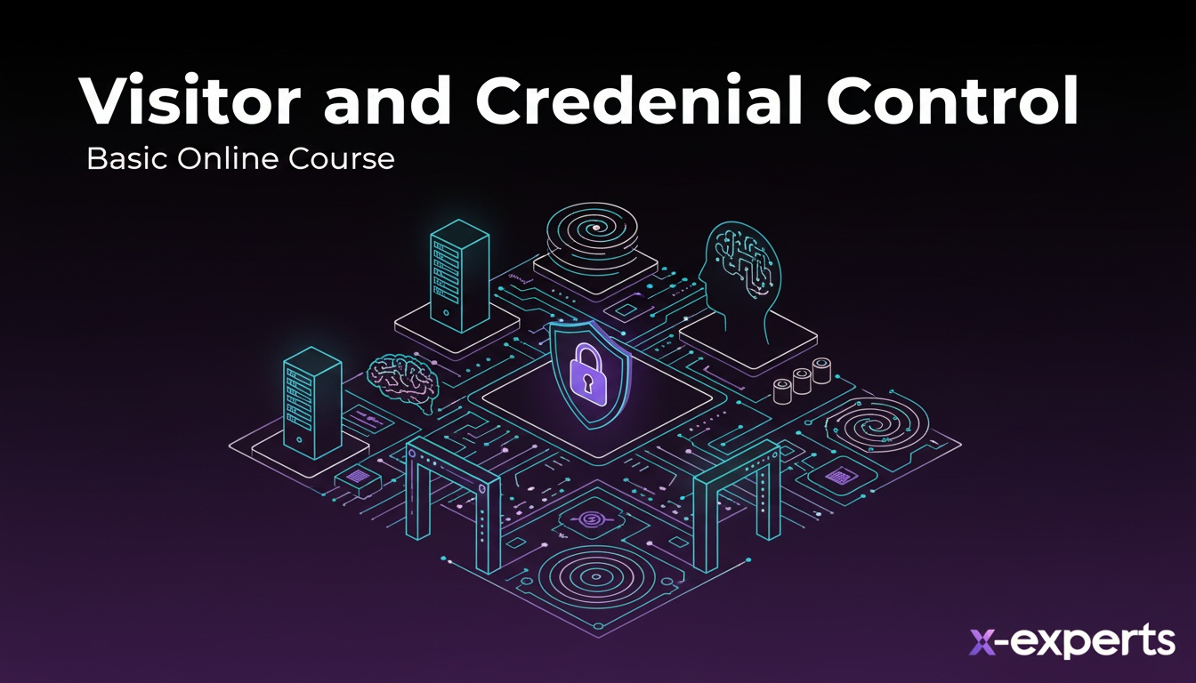 Control de visitantes y credenciales: curso online básico