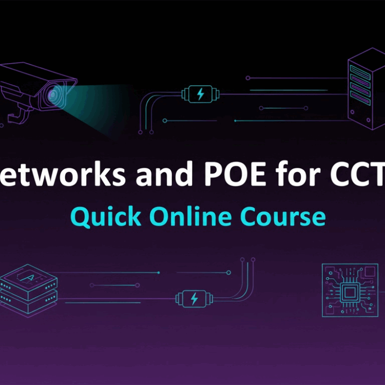 Redes y PoE para CCTV: curso online rápido