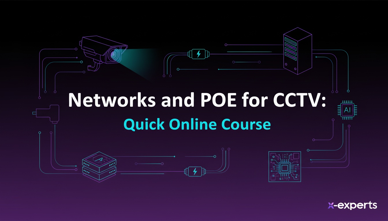 Redes y PoE para CCTV: curso online rápido